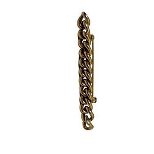 Freirich Gold Bar Chain Link Brooch Pin
